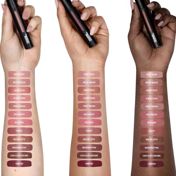 Makeup By Mario ULTRA SUEDE COZY LIP CREME available in 12 gorgeous shades BNIB - Picture 3 of 14